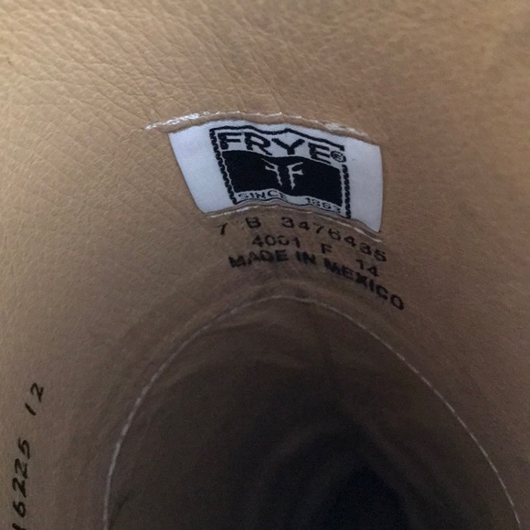 Frye Logo Boots Size 7 - Picture 7 of 8